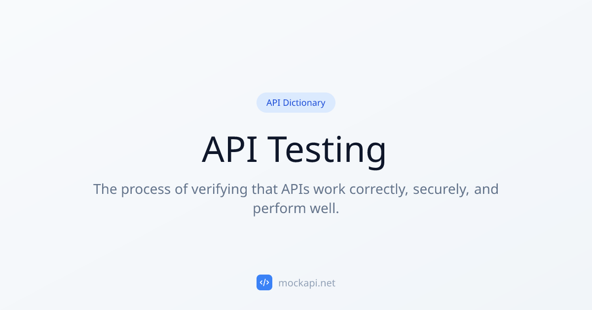 API Testing | MockAPI